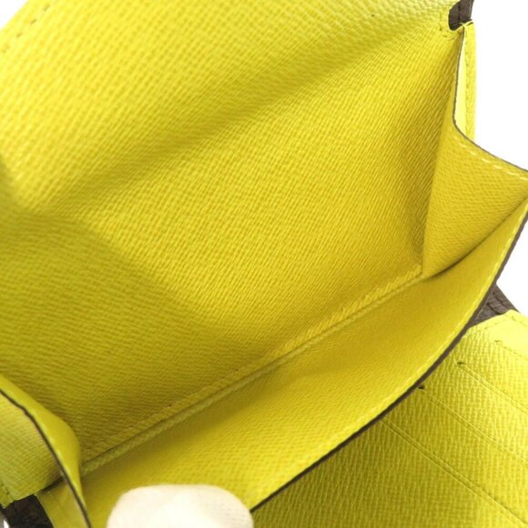 LOUIS VUITTON Brown Monogram Leather Wallet - Picture 6 of 9